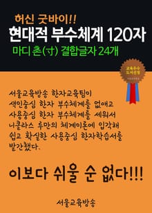 허신 굿바이, 현대적 부수체계 120자 (마디 촌 寸 결합글자 24개)