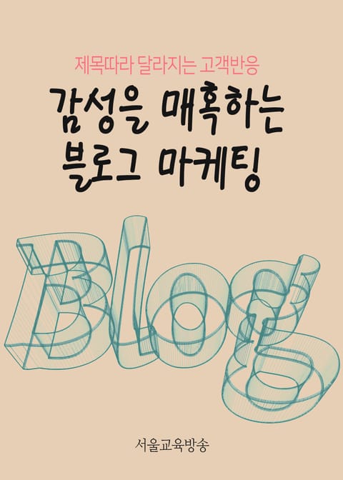 감성을 매혹하는 블로그 마케팅 표지 이미지