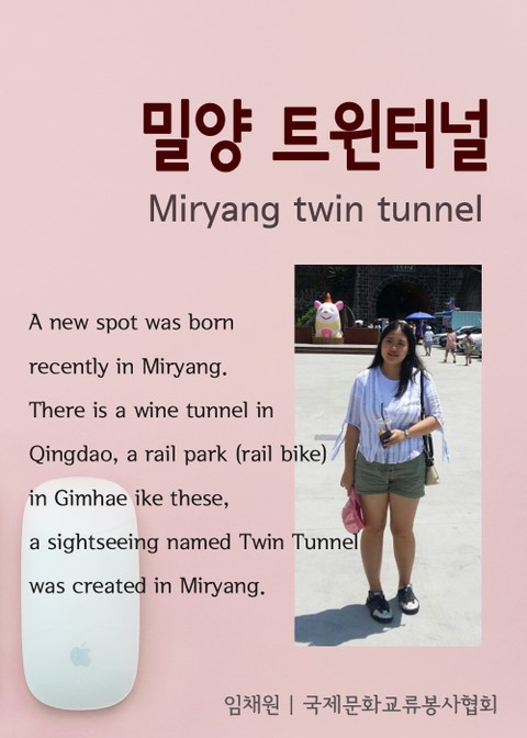 임채원의 문화산책, 밀양 트윈터널(Miryang twin tunnel) 표지 이미지