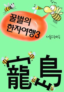 꿀벌의 한자여행 3 (용, 새, 섬, 5컷 코믹 학습만화)