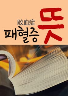 패혈증 뜻 (시사단어, 그림 한자사전)