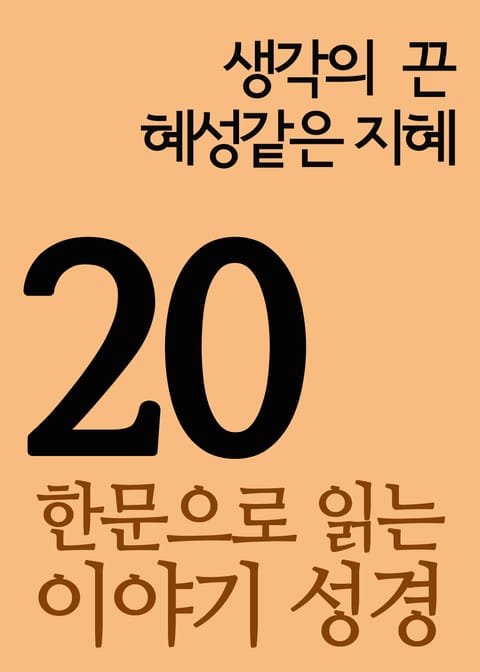 한문으로 읽는 이야기 성경 20(생각의 끈) 표지 이미지