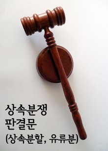 상속분쟁 판결문 (상속분할, 유류분)