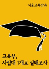 교육부 사립대 1개교 실태조사 (횡령 및 배임죄로 수사 의뢰) 표지 이미지