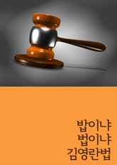 밥이냐, 법이냐, 김영란법 (청탁금지법) 표지 이미지