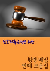 상호저축은행법 위반 (횡령 배임 판례 모음집) 표지 이미지