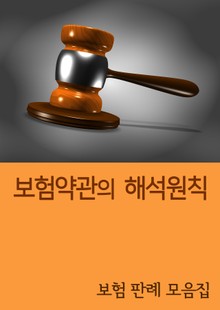 보험약관의 해석원칙 (보험 판례 모음집)