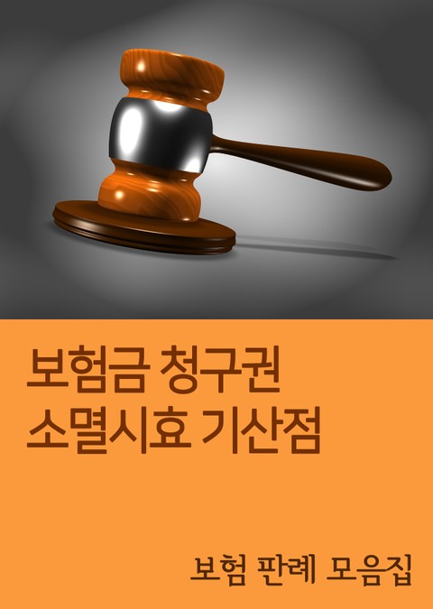 보험금 청구권 소멸시효 기산점 (보험 판례 모음집) 표지 이미지