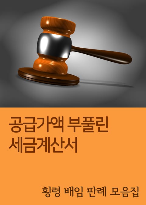 공급가액 부풀린 세금계산서 (횡령 배임 판례 모음집) 표지 이미지