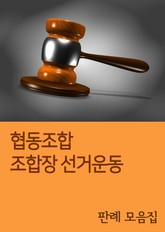 협동조합 조합장 선거운동 (판례 모음집) 표지 이미지