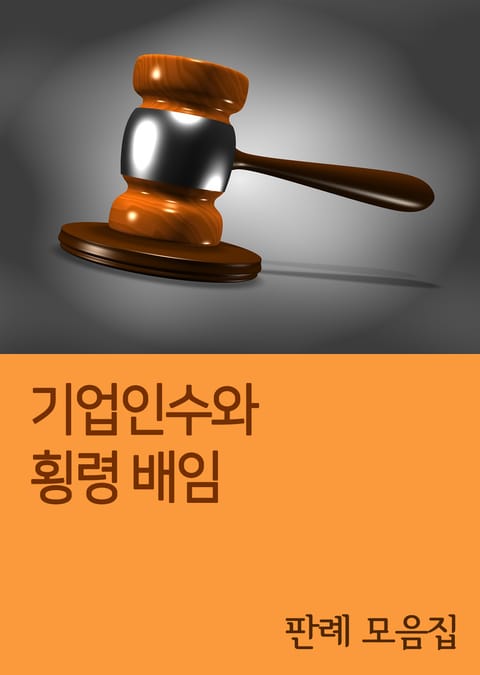 기업인수와 횡령 배임 (판례 모음집) 표지 이미지