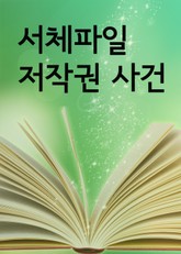 서체파일 저작권 사건 (판례 모음집) 표지 이미지