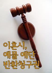 이혼시, 예물 예단 반환청구권 (이혼소송 판례 모음집)