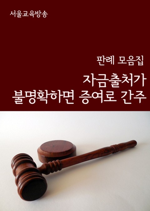 자금출처가 불명확하면 증여로 간주 (판례 모음집) 표지 이미지