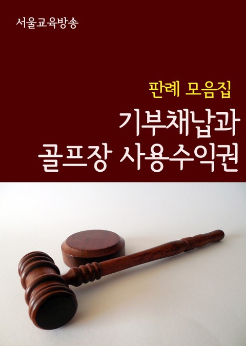 기부채납과 골프장 사용수익권 (판례 모음집) 표지 이미지