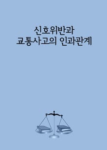 신호위반과 교통사고의 인과관계