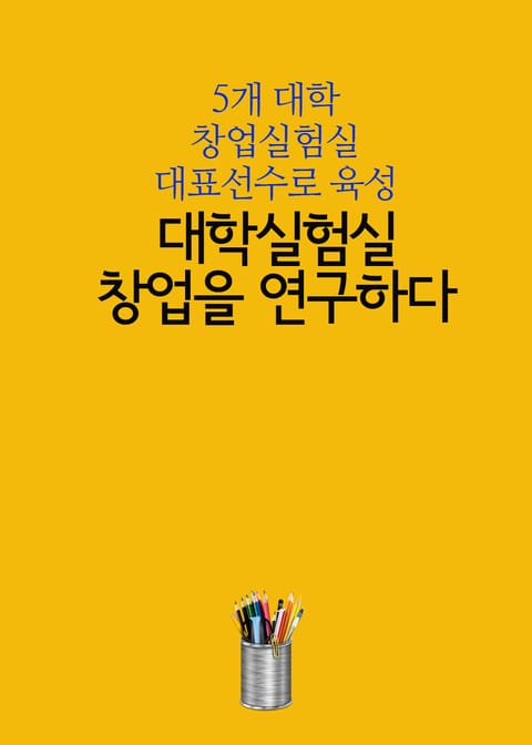 대학실험실, 창업을 연구하다 (5개 대학 창업실험실 대표선수로 육성) 표지 이미지