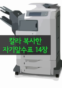 칼라 복사한 자기앞수표 14장 (판례와 법률)