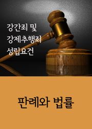 강간죄 및 강제추행죄 성립요건 (판례와 법률)