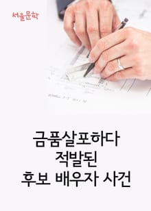 금품살포하다 적발된 후보 배우자 사건 (사건과 판결문)