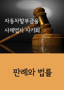 자동차할부금융 사채업자 사기죄 (판례와 법률)