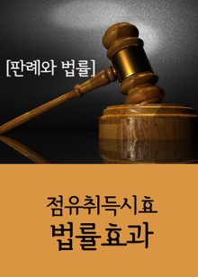 점유취득시효 법률효과 (판례와 법률)
