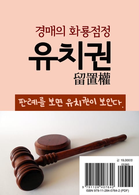 경매의 화룡점정, 유치권(留置權) (판례를 보면 유치권이 보인다) 표지 이미지