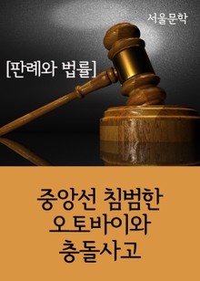 중앙선 침범한 오토바이와 충돌사고 (판례와 법률)