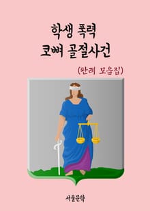 학생 폭력 코뼈 골절사건 (판례 모음집)