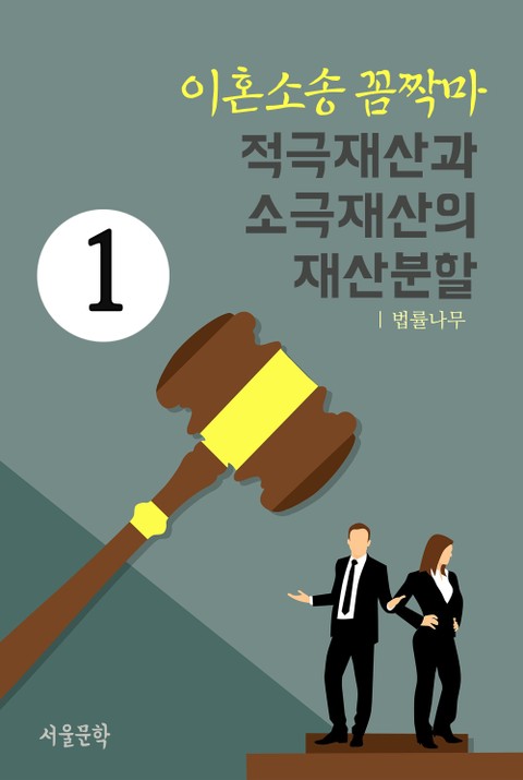 이혼소송 꼼짝마 1. 적극재산과 소극재산의 재산분할 표지 이미지