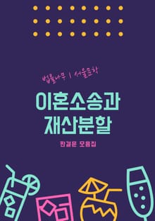 이혼소송과 재산분할 (판결문 모음집)