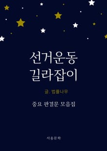 선거운동 길라잡이 (중요 판결문 모음집)