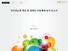 인터넷쇼핑 채널 및 업태간 이용행태 분석 보고서