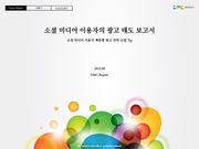 소셜 미디어 이용자의 광고 태도 보고서