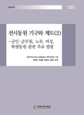 전시동원 기구와 제도(2)-군인⋅군무원, 노무, 여성, 학생동원 관련 주요 법령 표지 이미지