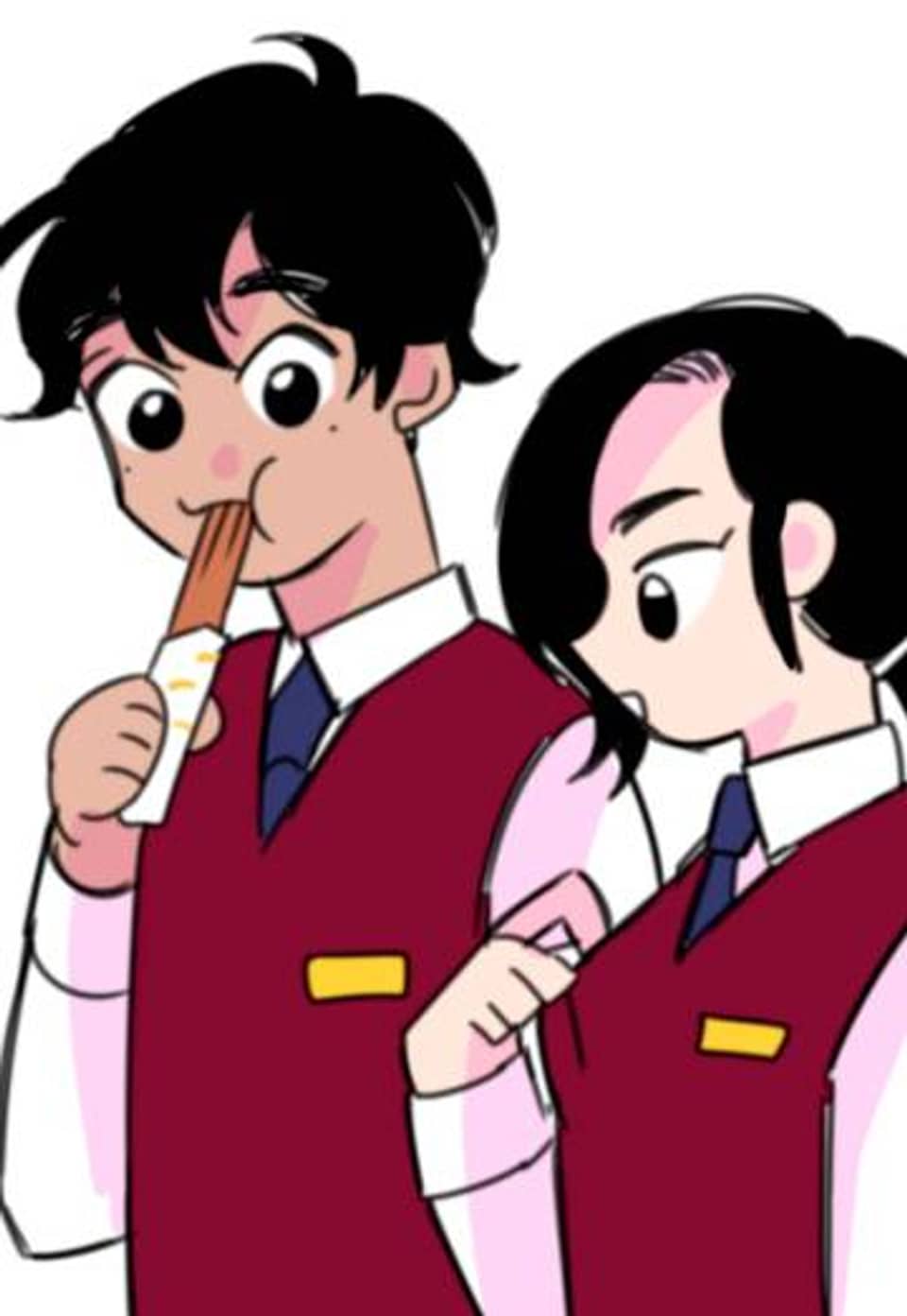 밥보다 남친 7화 교복 데이트1