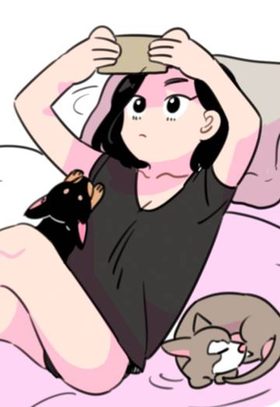 밥보다 남친 77화 주인공