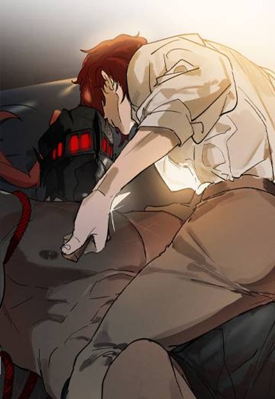 [첫XX단편선] 붉은 저주의 기사님 1화