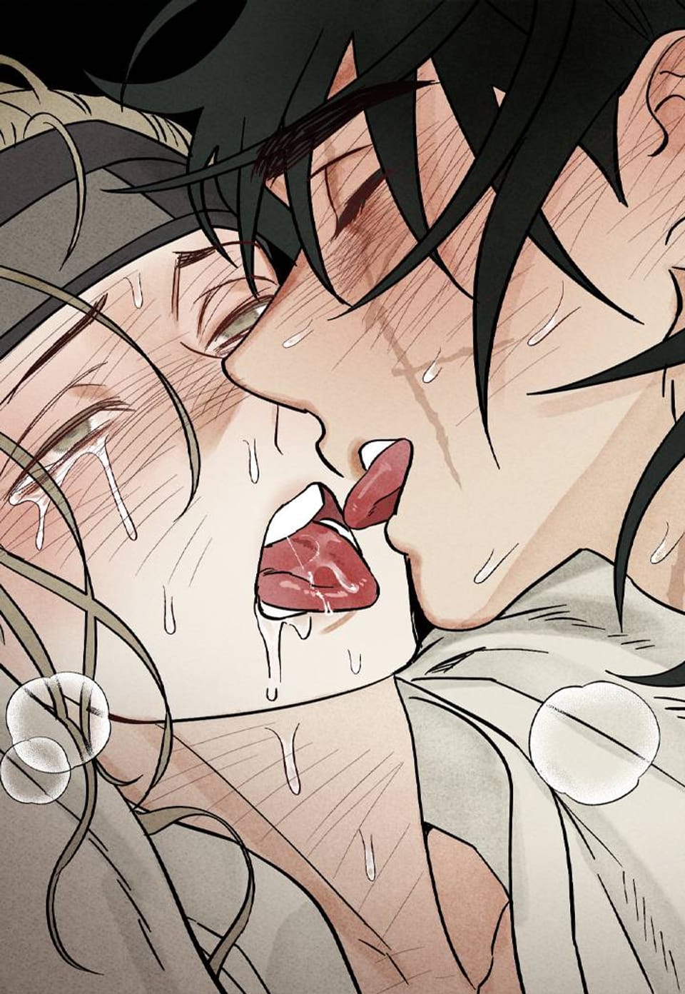 [음란침공 BL 단편선] 안개서려 접동울면 4화